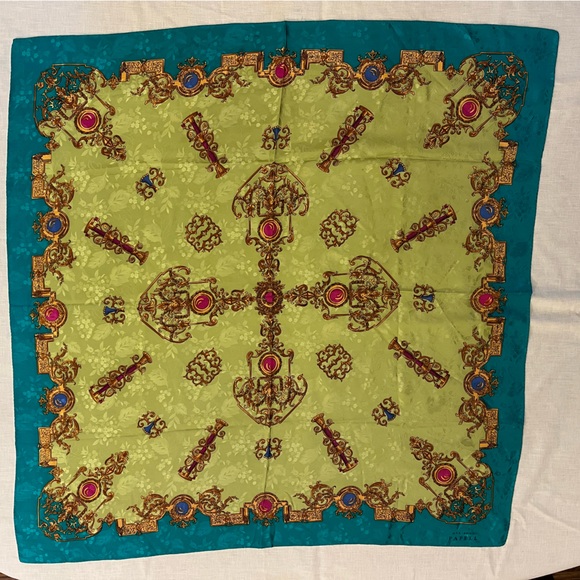 Adrianna Papell Silk Scarf - Picture 1 of 5